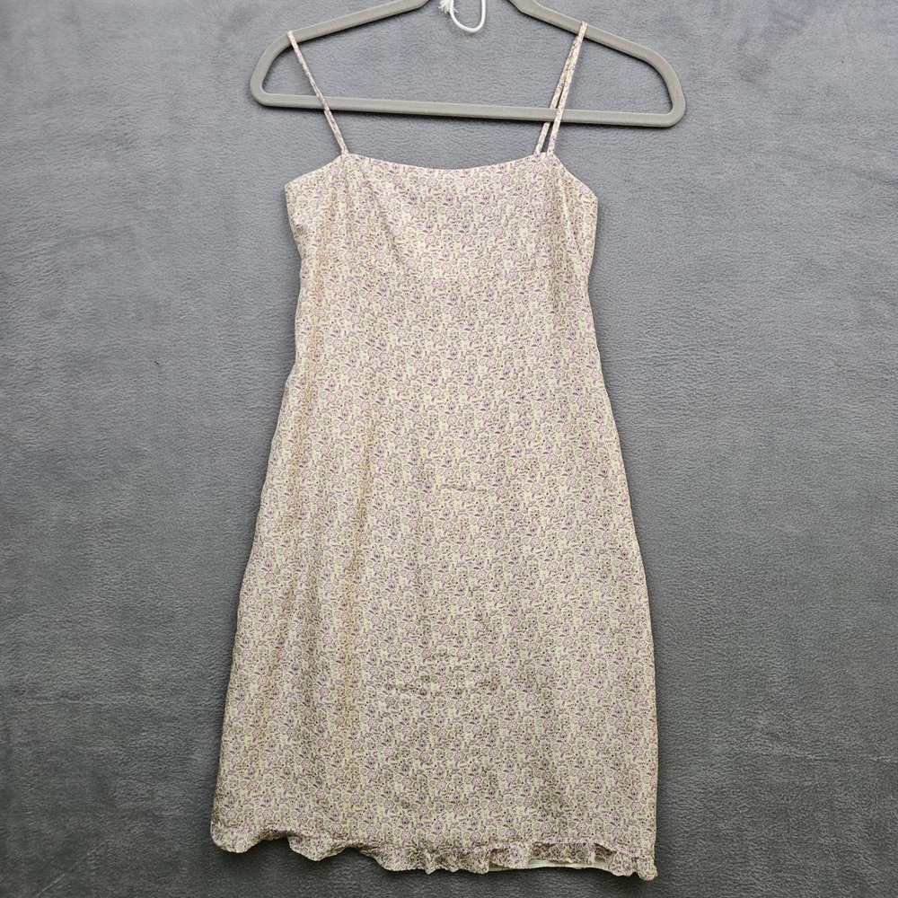 Ann Taylor Silk Floral‎ Slip Dress Cottagecore Feminine  Coquette 2P